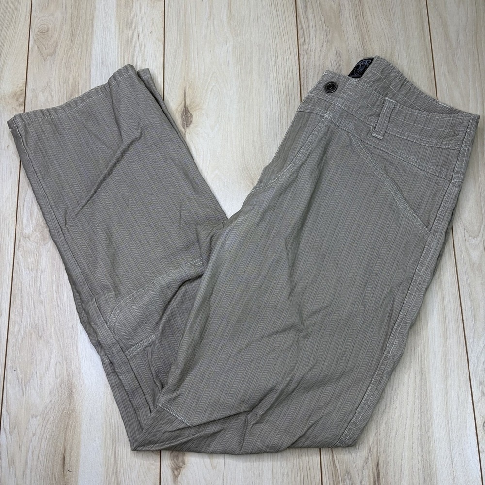 Kühl Crag Series Thick Pants Mens Size 34x32 Beige Hiking Active Outdoors